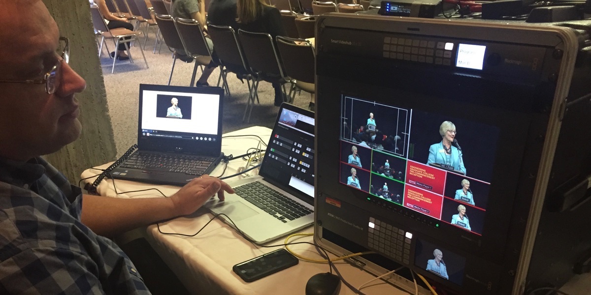 College of Engineering Graduate Reception is streamed worldwide to families who can’t make
                    it to Ames to celebrate the hard work of their new graduate.